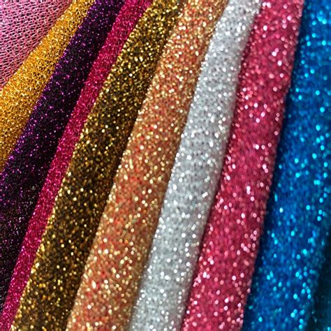 shimmering metallic fabric